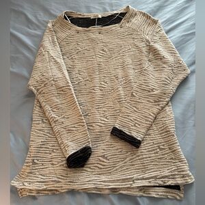 Pull&Bear Zebra Patterned Knit Top